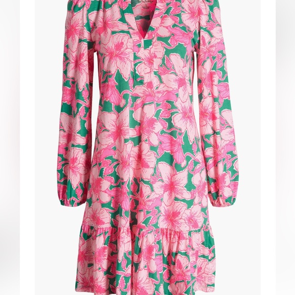 Alyssa Hibiscus Print Long Sleeve Shift Dress
Lilly Pulitzer L - Picture 3 of 6